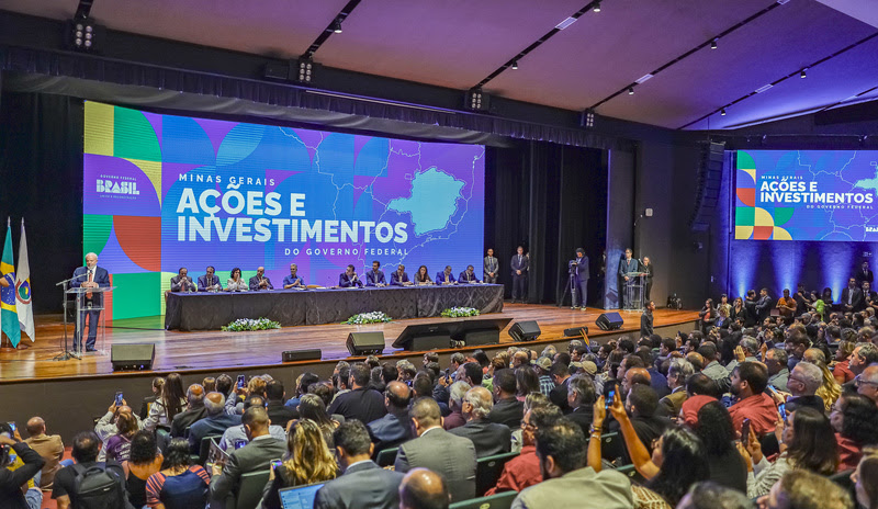 Em Belo Horizonte, presidente Lula apresentou plano de investimentos