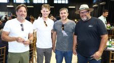 Diretores da Cia Promoções Thiago Rezende, Rodrigo Drummind, Rafael Macedo e Leonardo Borges