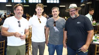 Diretores da Cia Promoções Thiago Rezende, Rodrigo Drummind, Rafael Macedo e Leonardo Borges